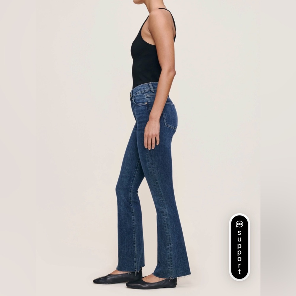 DL1961 Bridget Boot High Rise Instasculpt Jeans – Seacliff Wash 27💙 - Picture 15 of 16